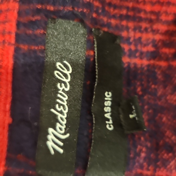 Madewell Flanel Button Up Shirt - Picture 2 of 2